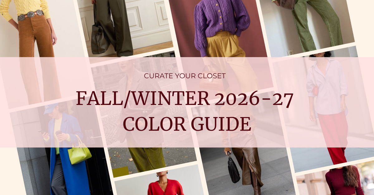 Fall/Winter 2026-27 Color Guide